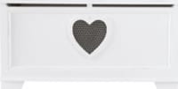 Coffre en bois blanc L 90 cm Coffre en bois blanc L 90 cm