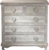 Commode 5 tiroirs en paulownia Commode 5 tiroirs en paulownia