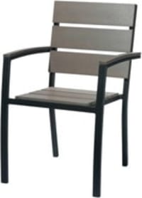 Fauteuil de jardin en aluminium anthracite Fauteuil de jardin en aluminium anthracite