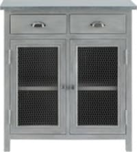 Garde-manger en bois d'acacia gris L 80 cm Garde-manger en bois d'acacia gris L 80 cm