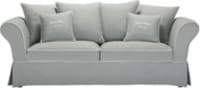 Grijze katoenen 3/4 plaatsen zetel Grijze katoenen 3/4 plaatsen zetel