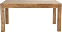 Mesa de comedor de madera de maciza de palo rosa L.160 Mesa de comedor de madera de maciza de palo rosa L.160