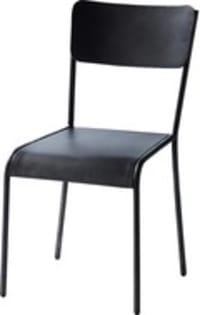 Metallstuhl im Industrial-Stil, schwarz Metallstuhl im Industrial-Stil, schwarz