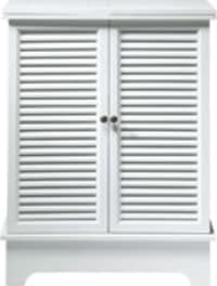Meuble de bar en bois blanc L 80 cm Meuble de bar en bois blanc L 80 cm