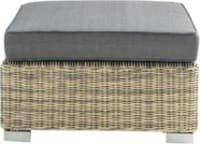 Pouf de jardin en résine tressée Pouf de jardin en résine tressée