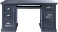 Schreibtisch, B 150 cm, grau Schreibtisch, B 150 cm, grau