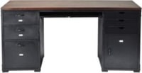 Solid sheesham wood and metal desk Solid sheesham wood and metal desk