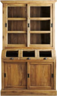 Solid Teak China Cabinet Solid Teak China Cabinet