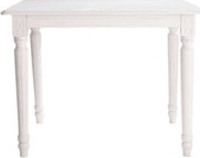 Tavolo da pranzo allungabile 4 a 8 persone bianco L 100/180 cm Tavolo da pranzo allungabile 4 a 8 persone bianco L 100/180 cm