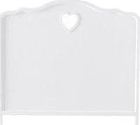 Tête de lit en bois blanc L 140 cm Tête de lit en bois blanc L 140 cm