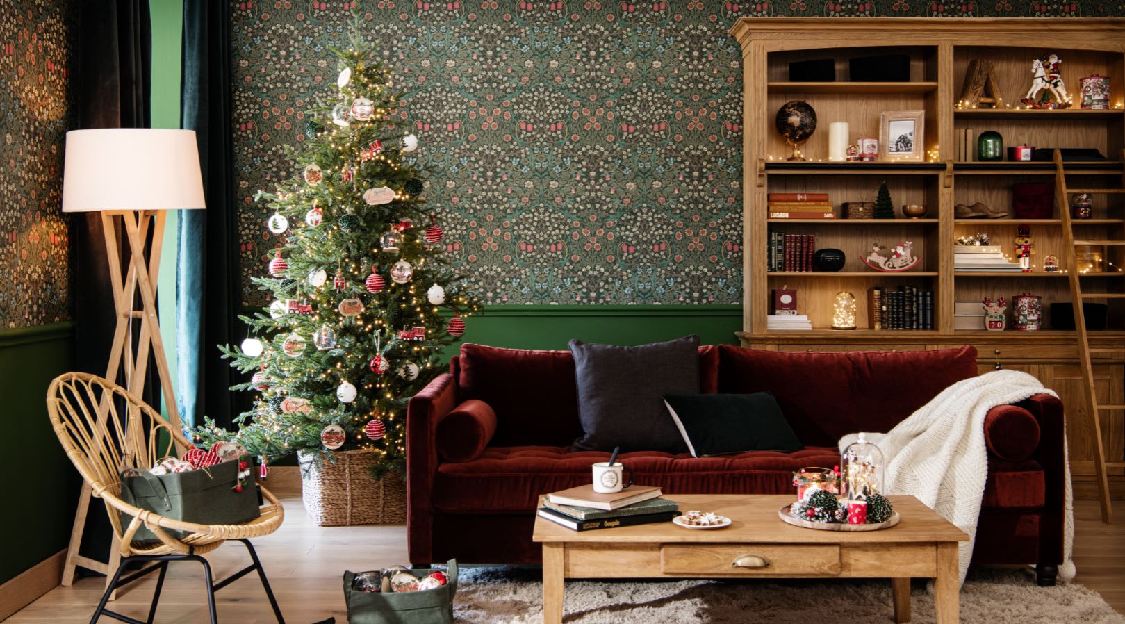 Ideas y consejos para decorar el salón en Navidad