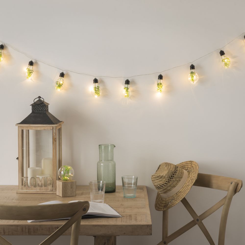 10 LED Artificial Plant Fairy Lights Maisons du Monde