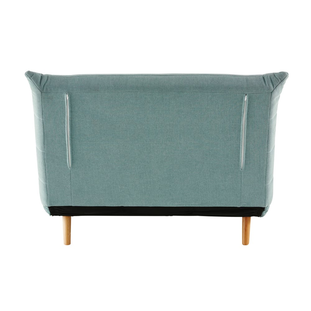 Banquette convertible 1 place vert d'eau Nio | Maisons du ...
