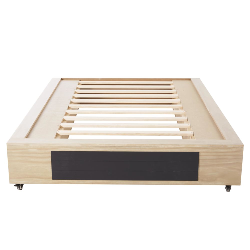 Bed on Castors with Storage 140/190 Rebel Maisons du Monde