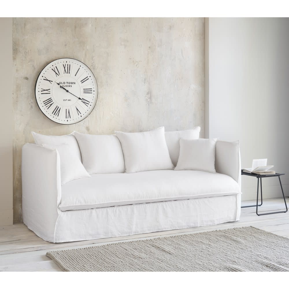 Beistelltisch mit Platte aus gehärtetem Rauchglas, schwarz Evans