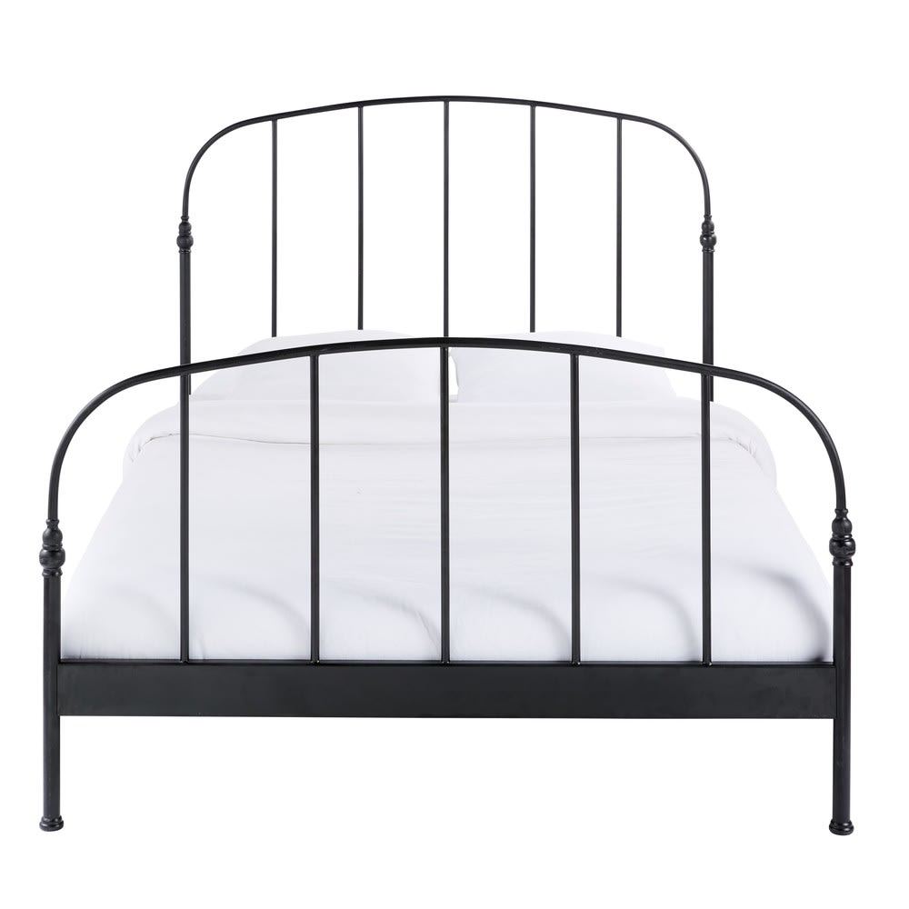 Black Metal 160 X 200 Cm Bed Sixtine Maisons Du Monde Black Metal 160 X 200 Cm Bed Sixtine