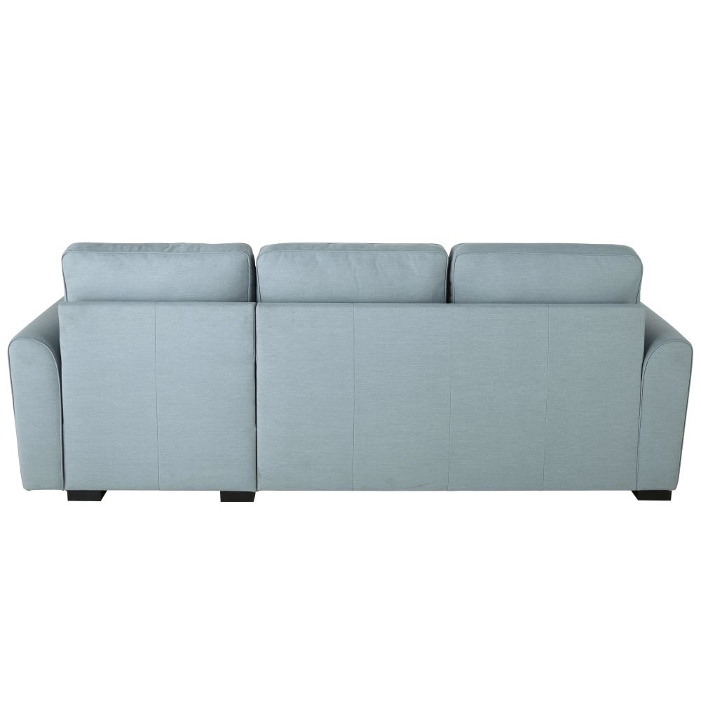 Blue Grey 3/4Seater Corner Sofa Bed Montréal Maisons du Monde