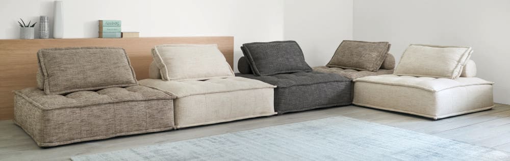 Brown Armless Sofa Elementary | Maisons du Monde