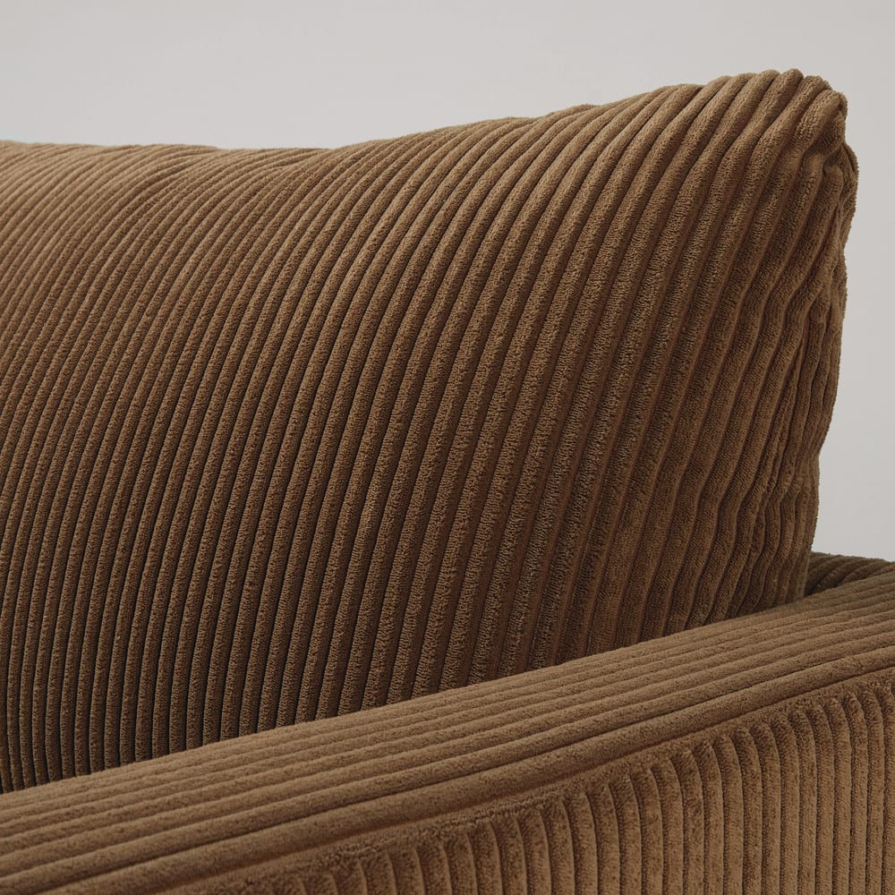 Brown Corduroy 4Seater Sofa Holden Maisons du Monde