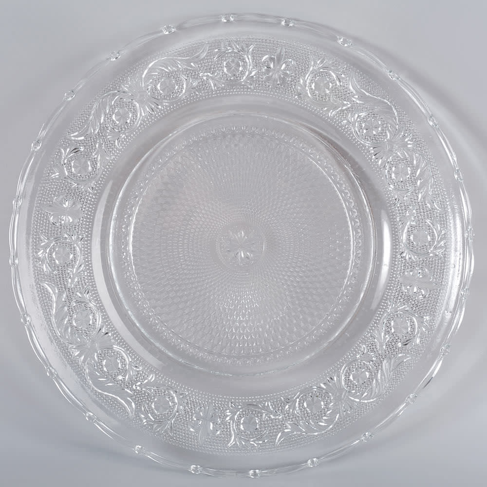 glass serving plate D 30cm Classica Maisons du Monde