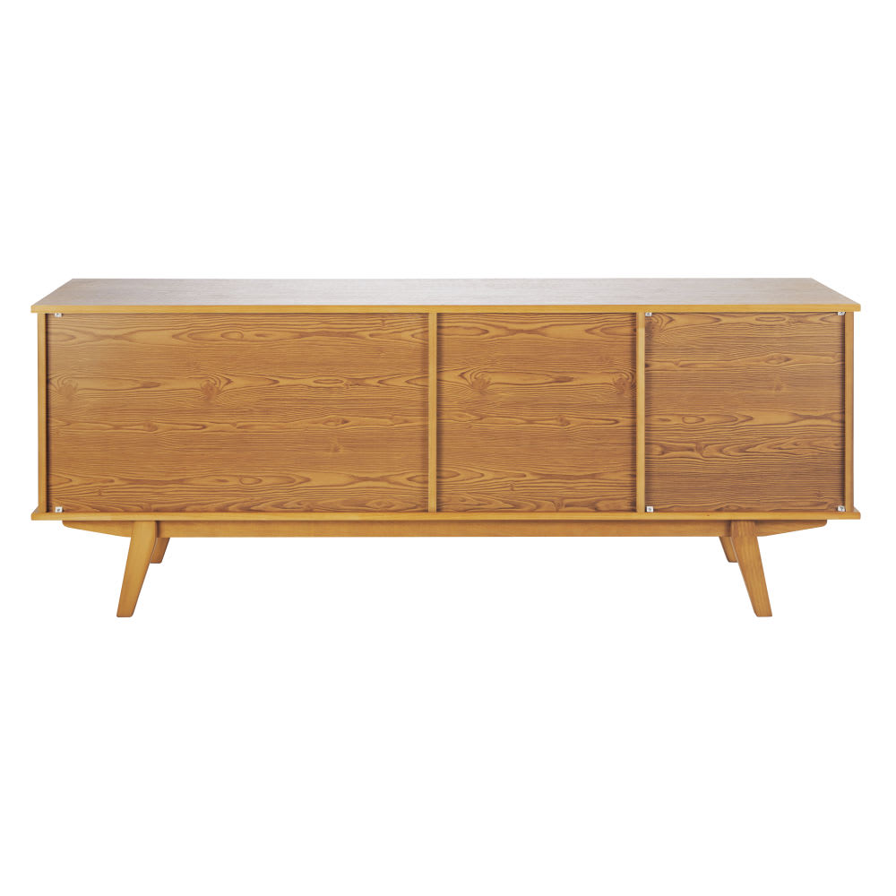 Credenza bassa lunga vintage a 3 ante e 2 cassetti Paulette Maisons