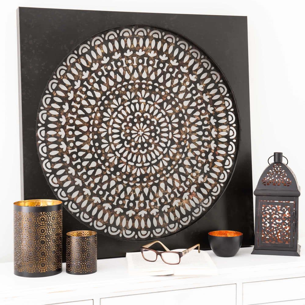 Decoración de pared de metal calado Adhira | Maisons du Monde