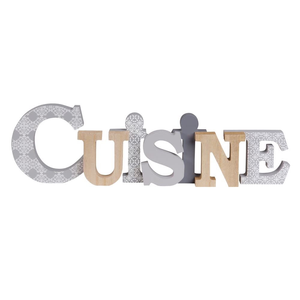 Deko Schriftzug  Cuisine  44x13 Cuisine  Maisons du Monde