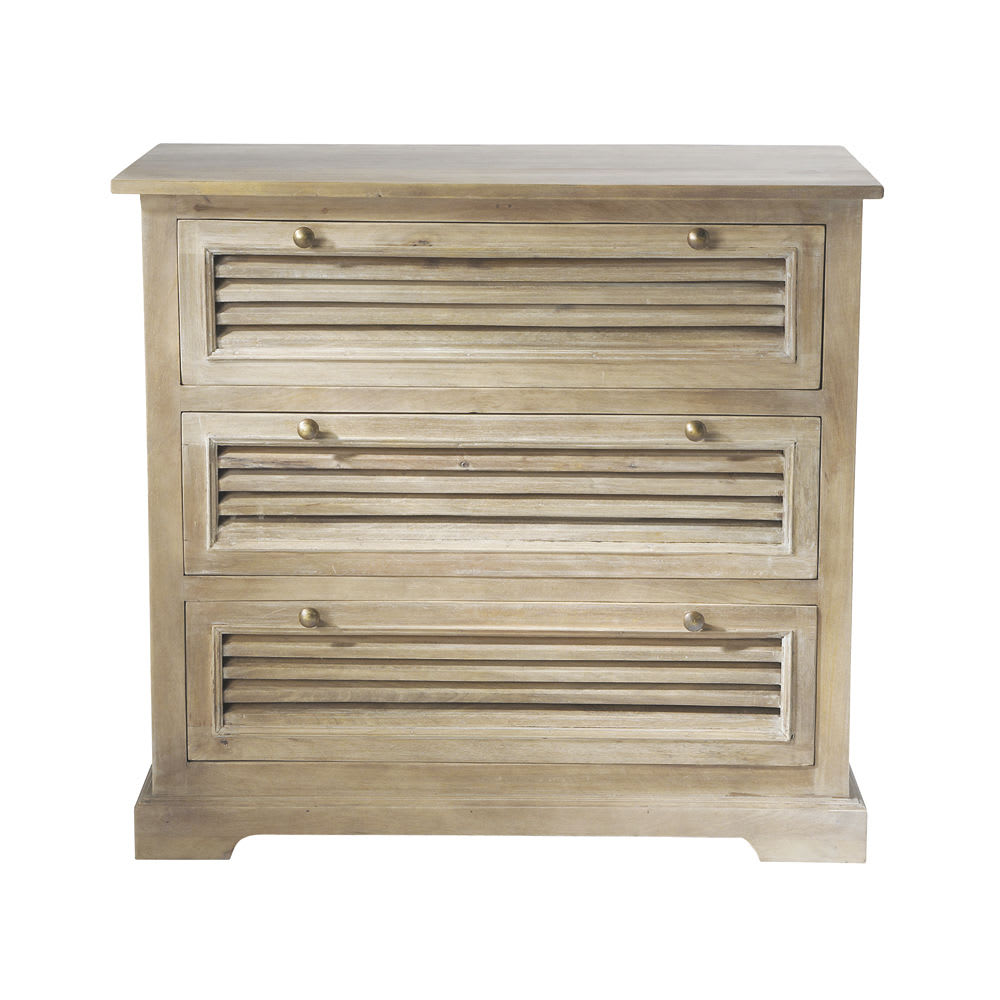 Distressed Mango Wood Chest Of Drawers W 85cm Persiennes Maisons Distressed Mango Wood Chest Of Drawers W 85cm Persiennes