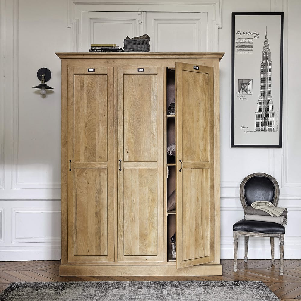 Dressing en manguier L 160 cm Naturaliste Maisons du Monde