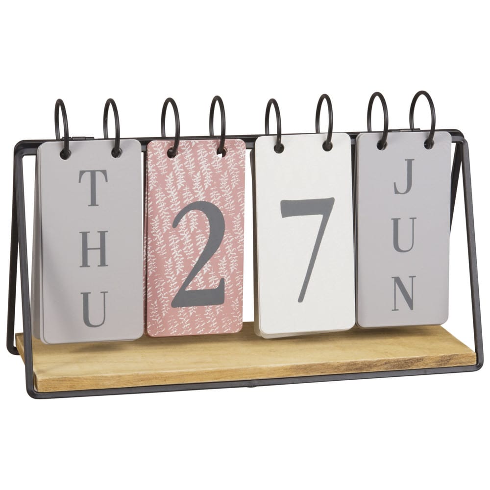 eeuwigdurende kalender van metaal diva | maisons du monde