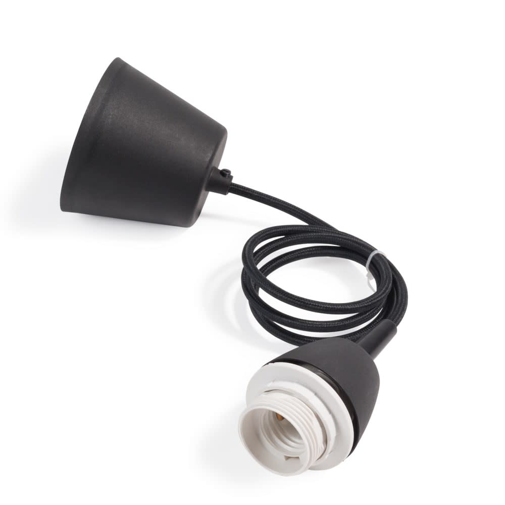 Elektrische kabel voor hanglampen in zwart plastiek 100 cm Maisons du Monde