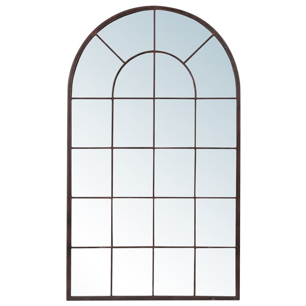 Espejo arco de metal Al. 110 cm Rusty | Maisons du Monde