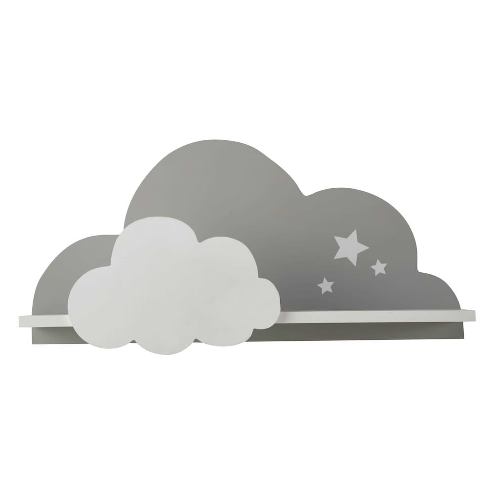 étagère Murale Nuage Blanche Et Grise Songe Maisons Du Monde