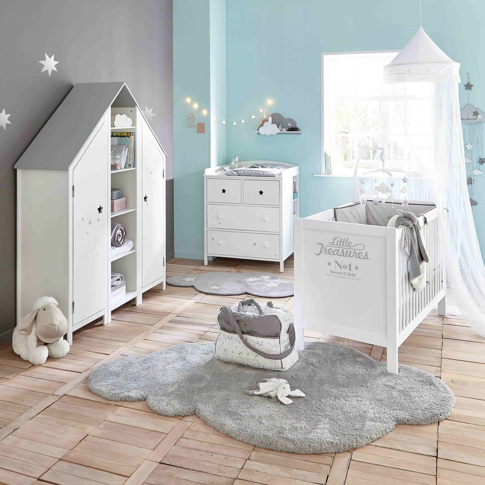 étagère Murale Nuage Blanche Et Grise Songe Maisons Du Monde