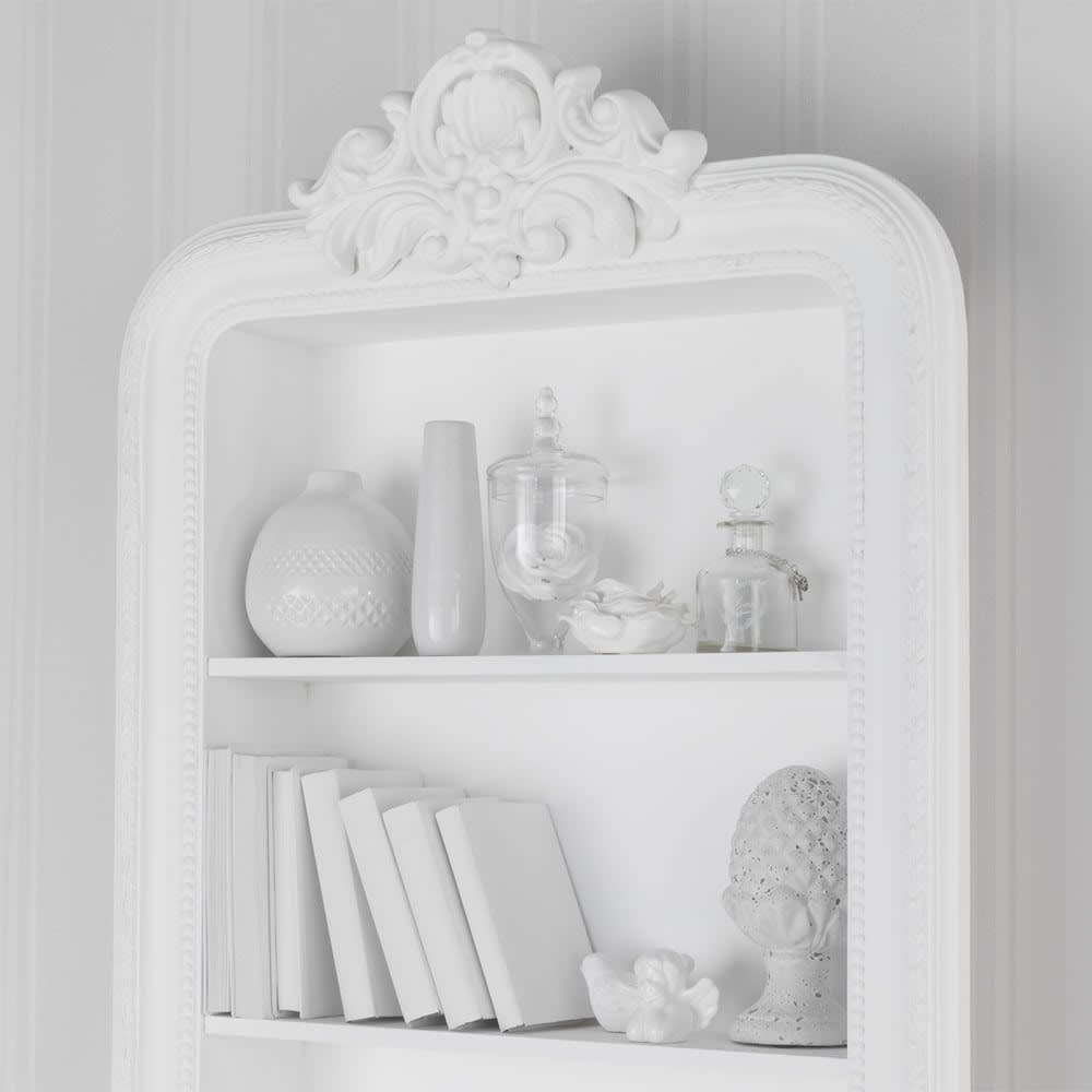 Étagère sculptée blanche L 79 cm Romantique | Maisons du Monde