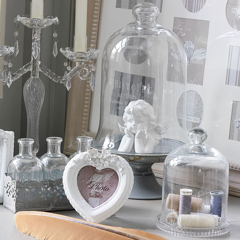 Glass minibell jar H 16cm Maisons du Monde