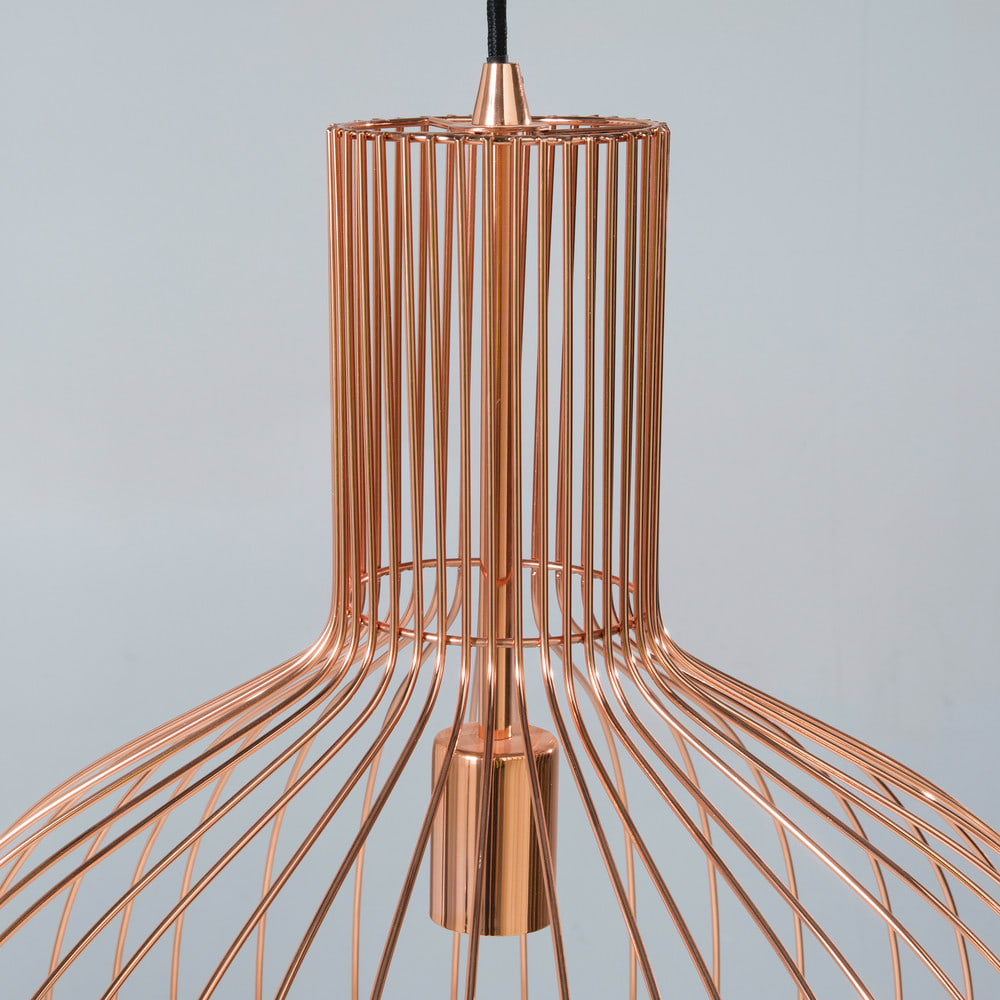 Hängeleuchte aus kupferfarbenem Metalldraht Otavia | Maisons du Monde