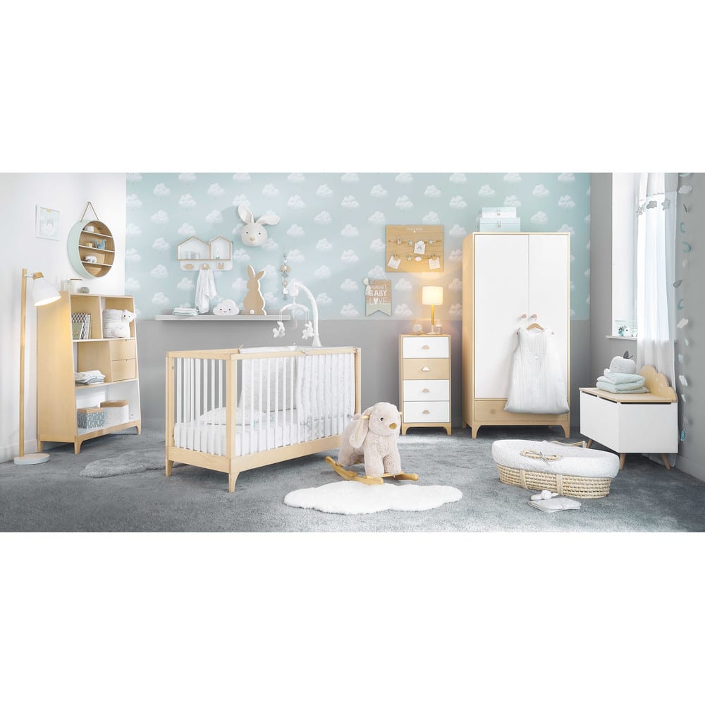 Coffre Enfant Nuage Bicolore Moonlight Maisons Du Monde