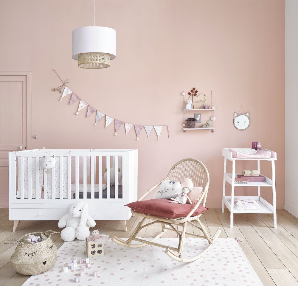 Sortie De Bain Bebe En Coton Blanche Avec Tete De Chat 80x80 Lila Maisons Du Monde