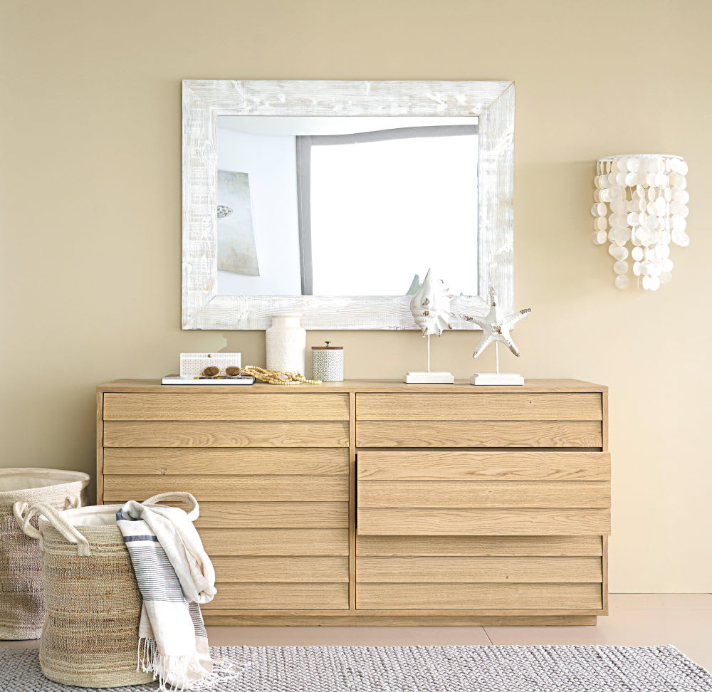 Commode Double 6 Tiroirs Sand | Maisons Du Monde