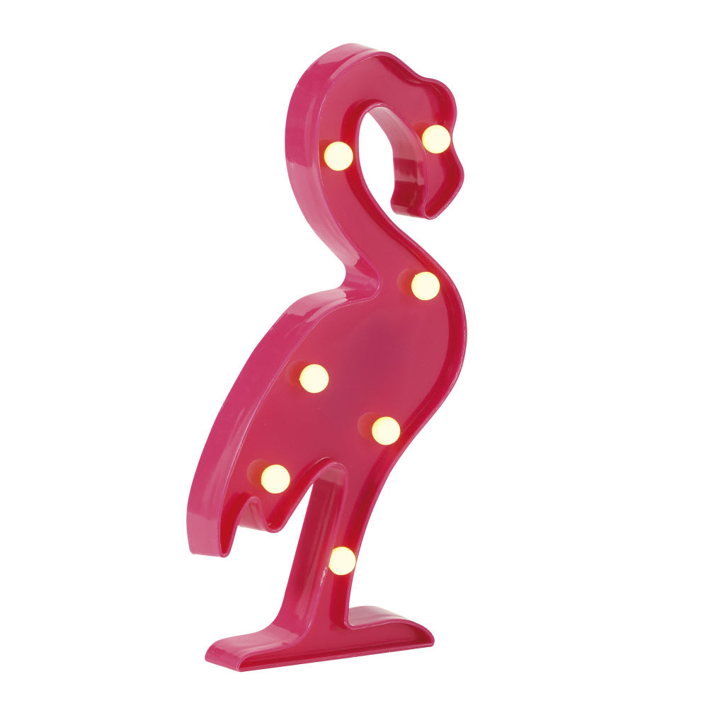 LED Pink Flamingo LightUp Accessory Tropicool Maisons du Monde