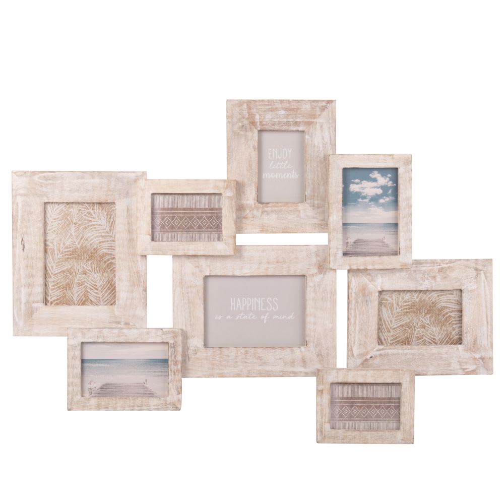 Mango Wood 8 Opening Photo Frame 63x47