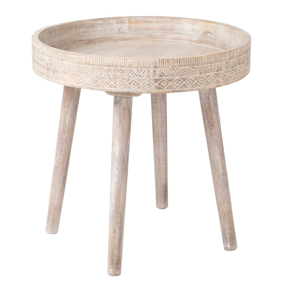 Mango wood side table Maisons du Monde