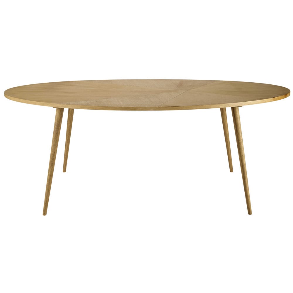 Mesa de comedor ovalada 8 personas L.200 Origami | Maisons du Monde Mesa de comedor ovalada 8 personas L.200 Origami | Maisons du Monde