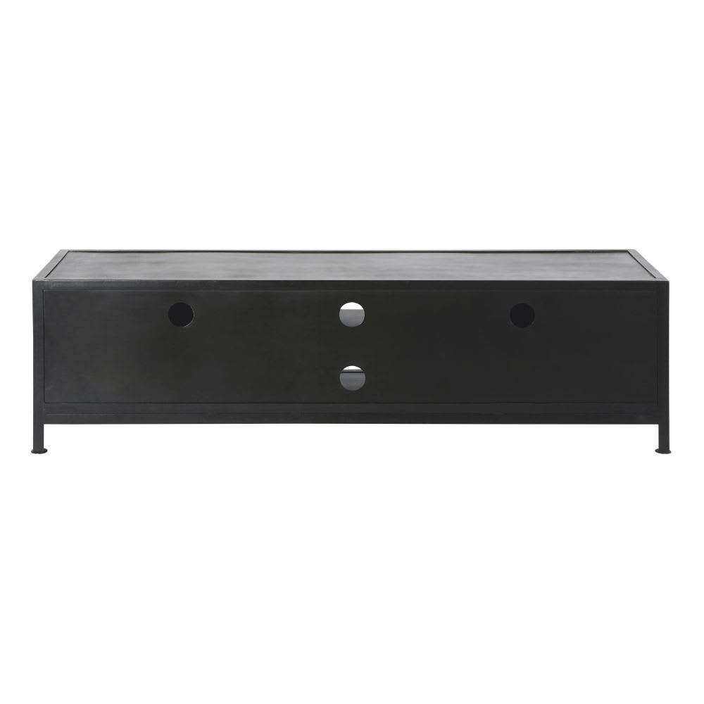 Metal industrial TV unit, black Edison Maisons du Monde