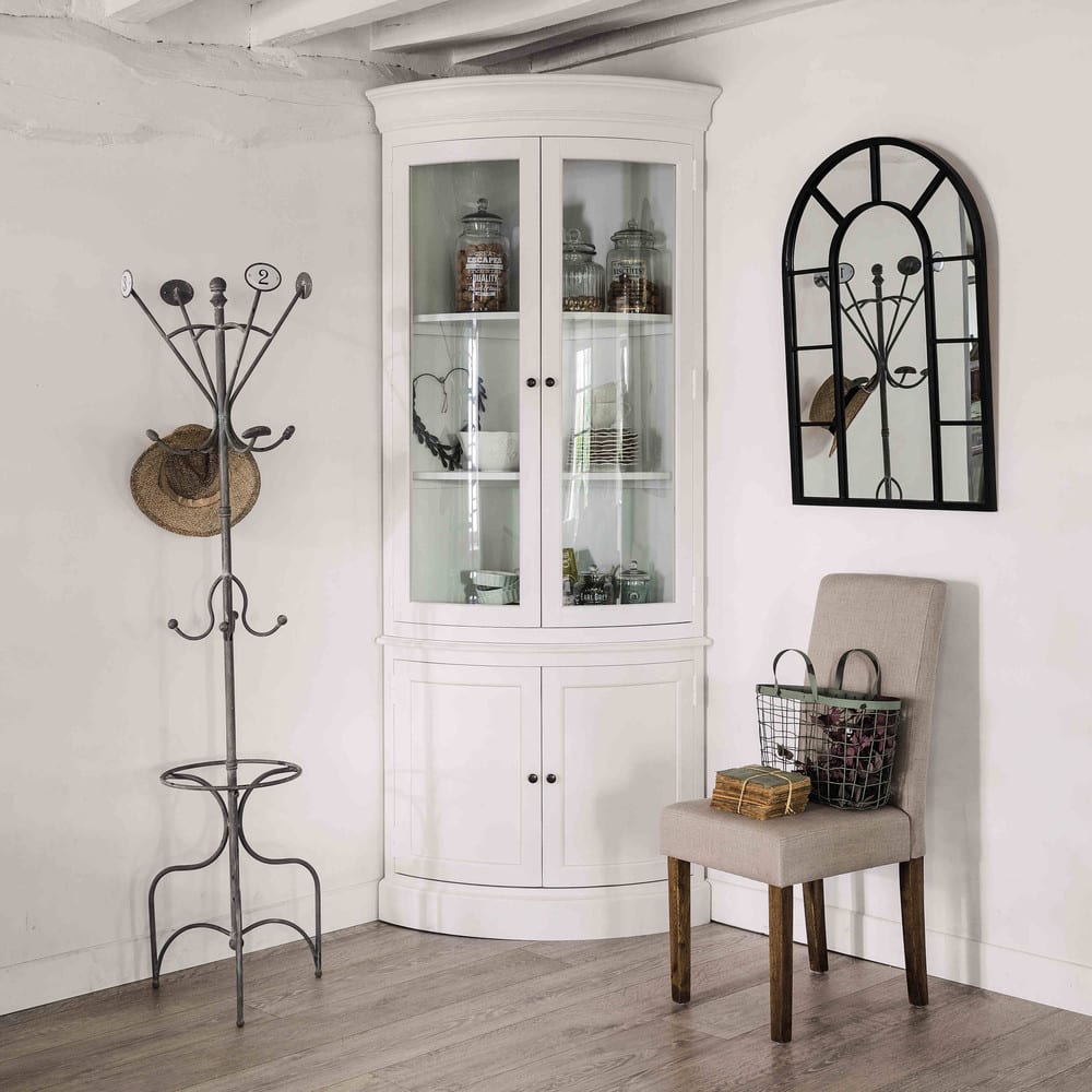 Mobile ad angolo bianco in legno L 68 cm Sologne Maisons du Monde