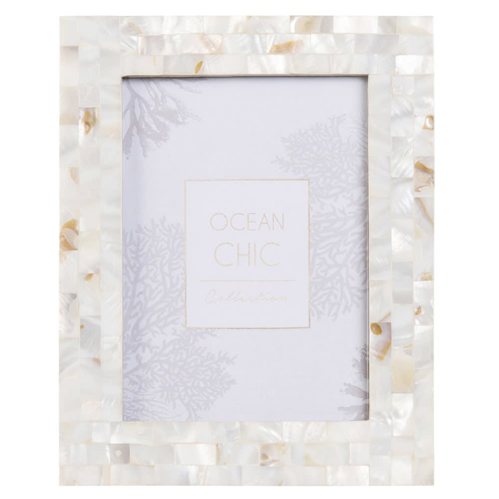 MotherofPearl Effect Photo Frame 13 x 18 Pearl Maisons du Monde