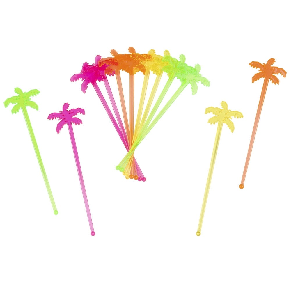 MulticolouRed Palm Tree Swizzle Sticks | Maisons du Monde