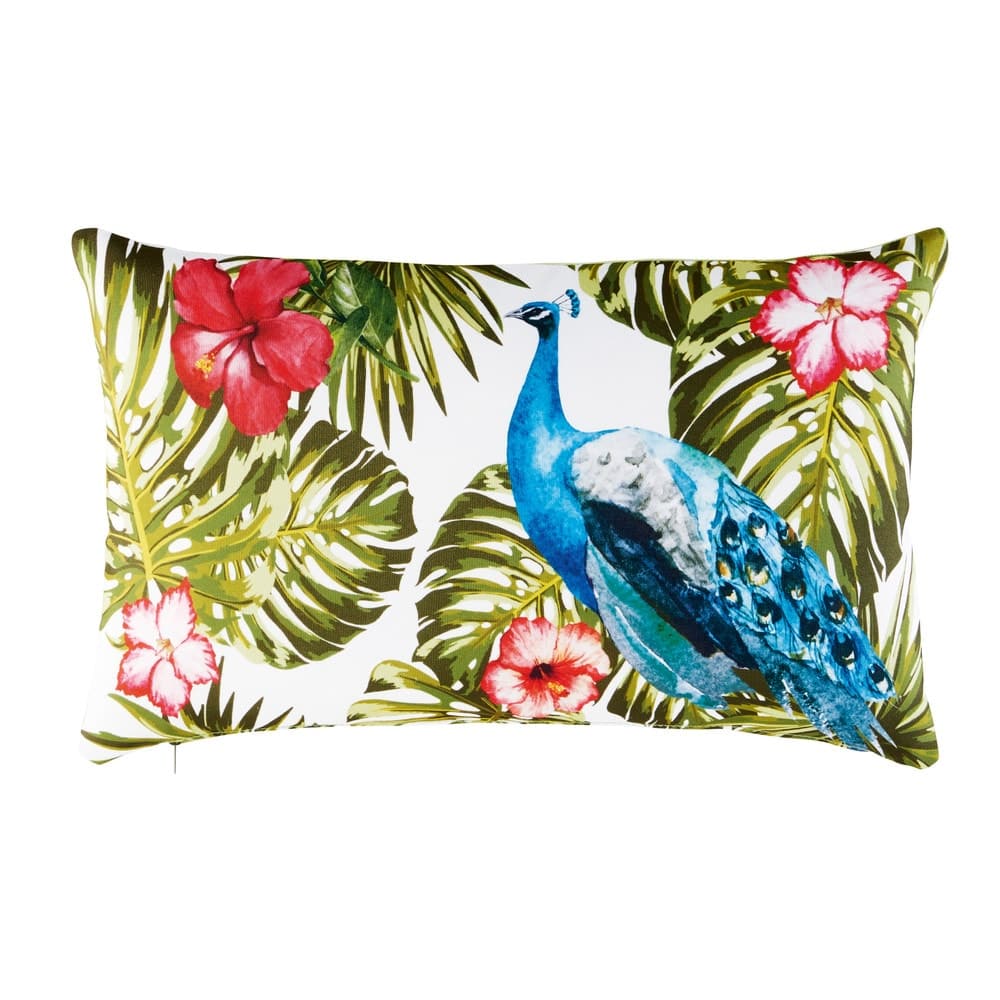 Outdoor Cushion with Tropical Print 30x50 Maisons du Monde