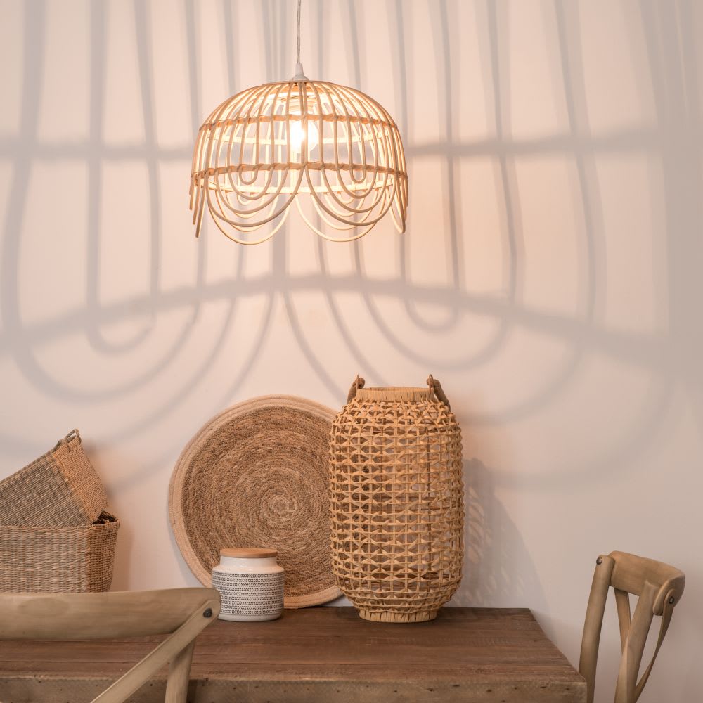 Rattan Pendant (shade only) D30 Capucine Maisons du Monde